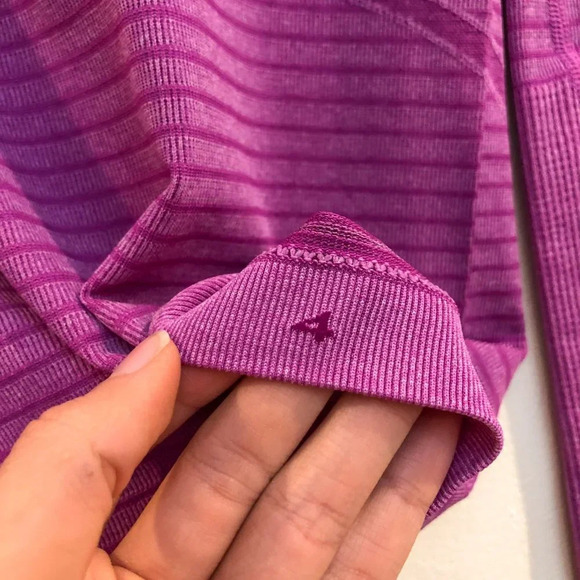 Lululemon Swiftly Tech Long Sleeve Pink Tee Women's 4 - Picture 5 of 10